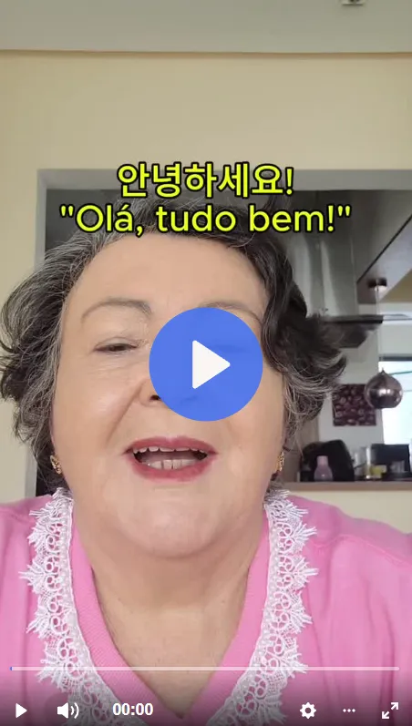 Depoimento em vídeo de aluna do curso Dorama Sem Legenda